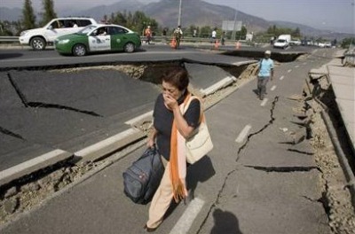 Photo:  Chile earthquake, Magnitude, 2010